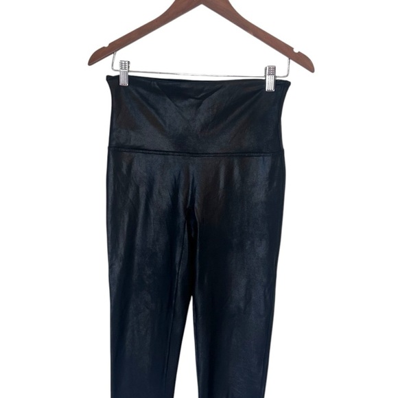 Spanx Faux Leather Leggings- High Waisted Vegan Leather- Size XLarge - Picture 6 of 12